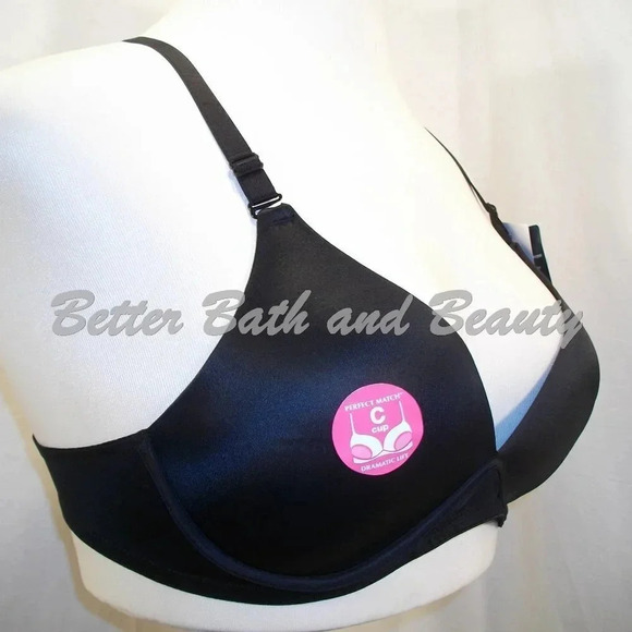 36C‎ Hanes HC58 Lift Perfection Wire Free Bra Black NWT - Picture 2 of 5